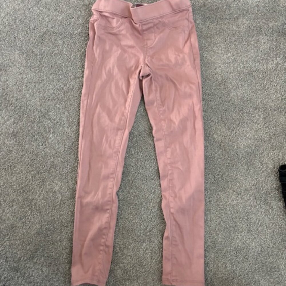 Girls Jeggings w/ Adjustable Waist Size 8